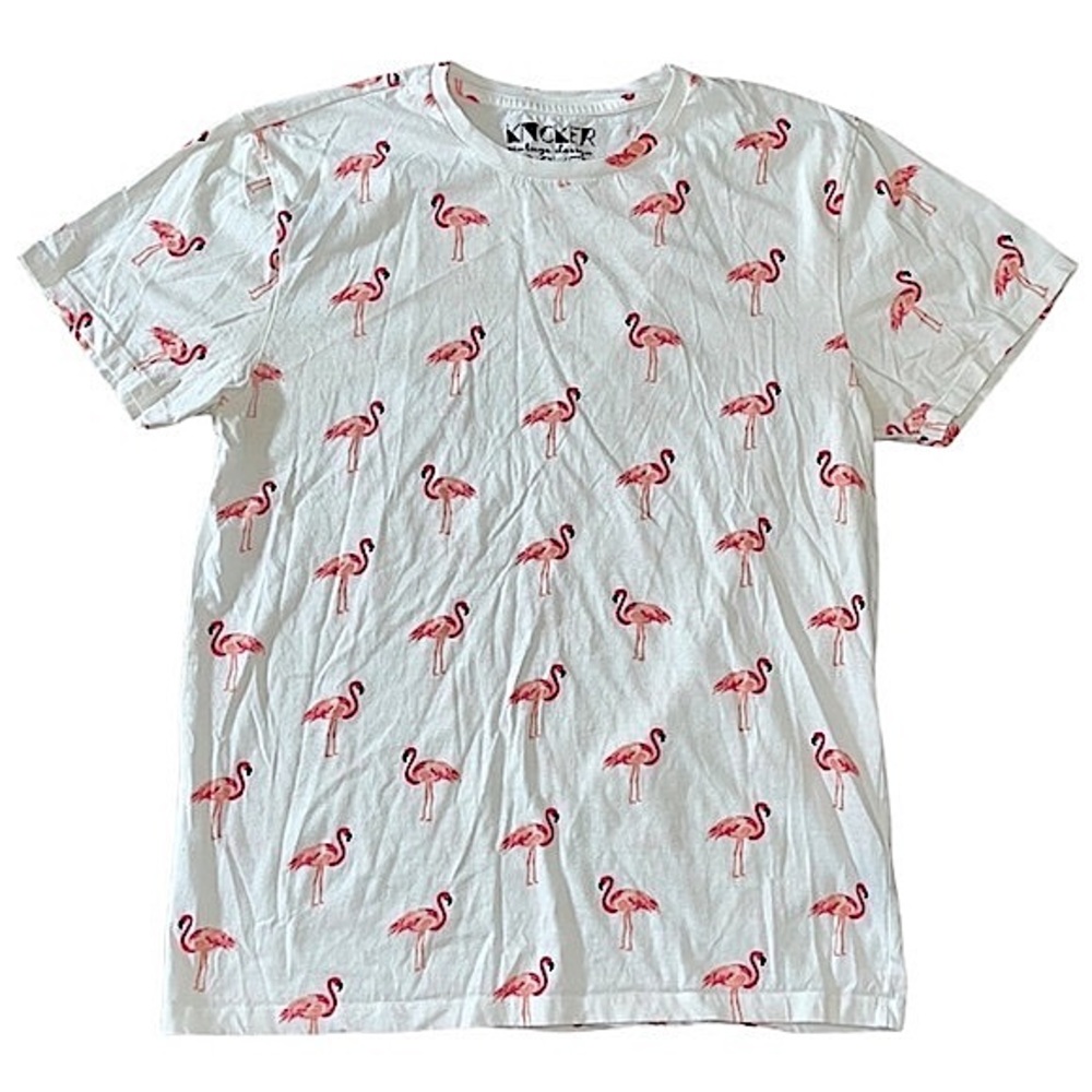 Knicker Bocker Vintage Design Pink Flamingo Tee